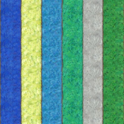 Gesso Stripe Cobalt